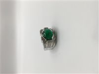 Anello Donna Anello smeraldo e diamanti in Oro Smeraldo VAR AN Soma Gioielli OB/SM/BR0.78
